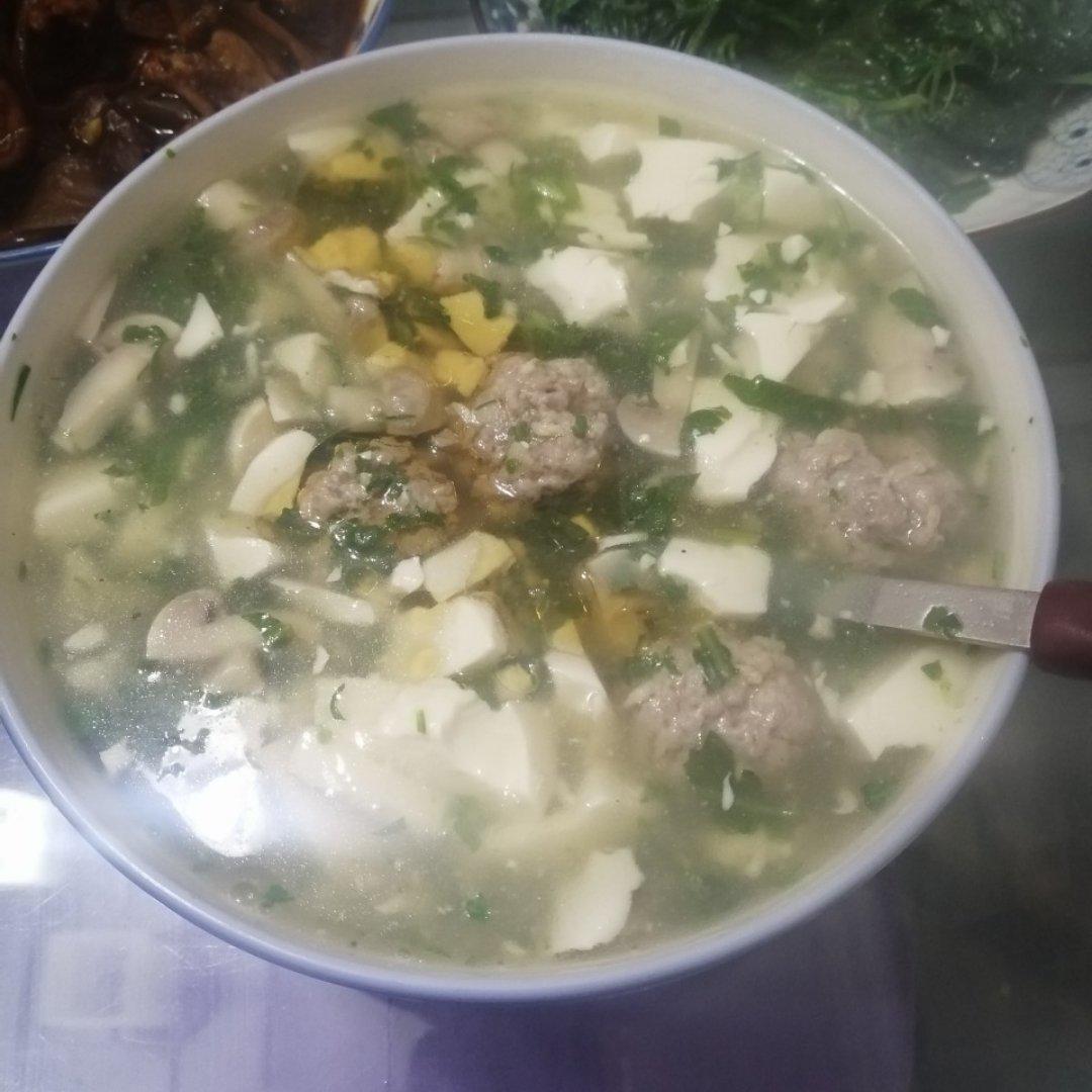 荠菜豆腐羹