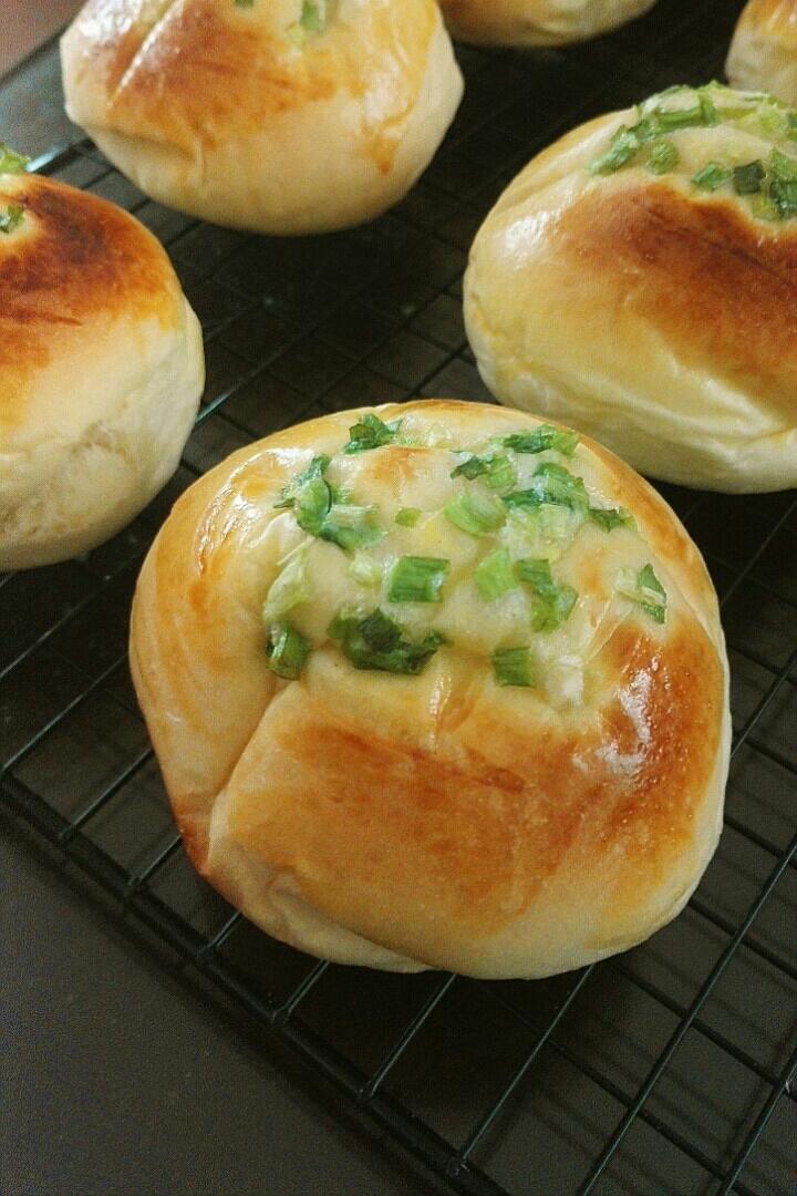 台湾面包冠军 之 香葱面包