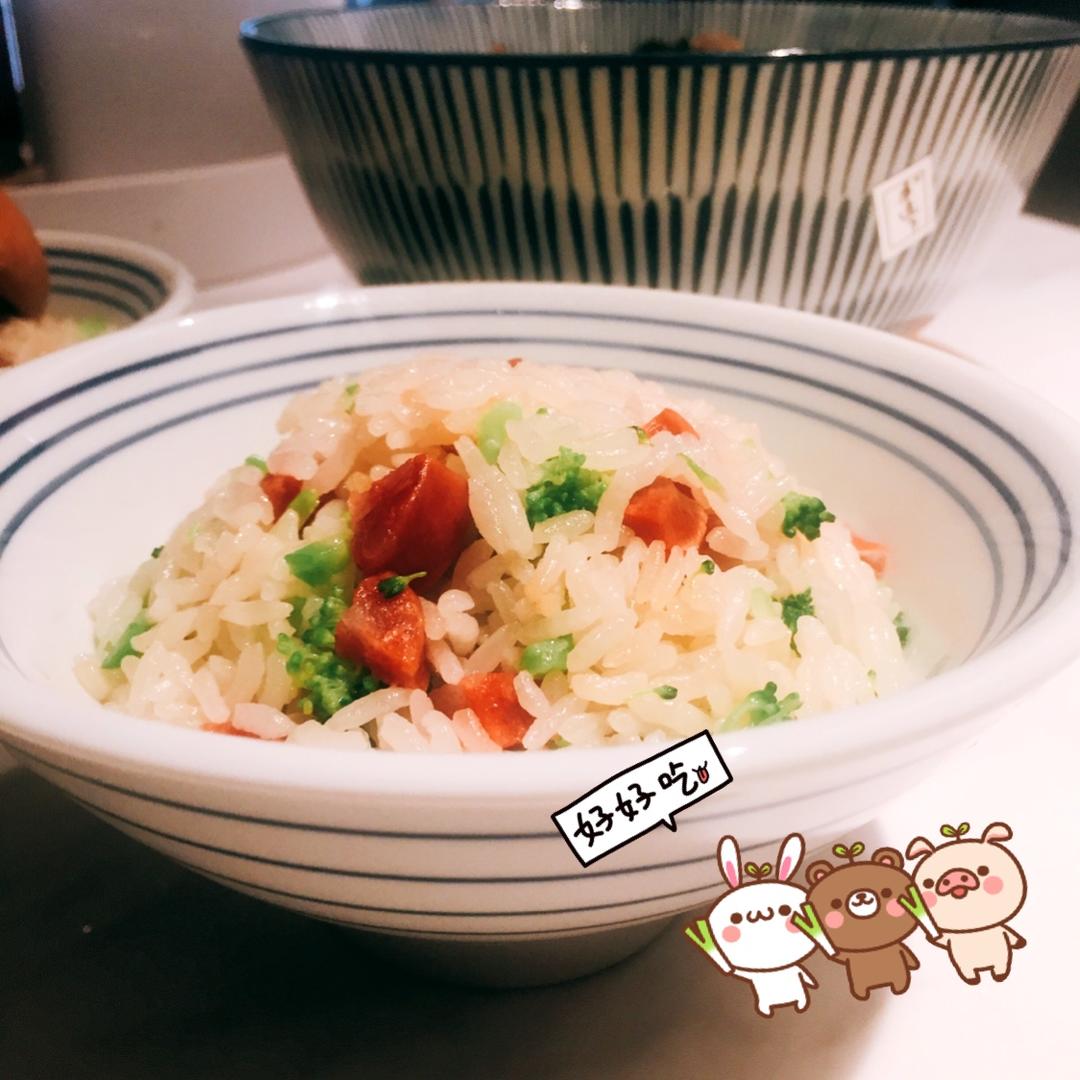 香肠焖饭