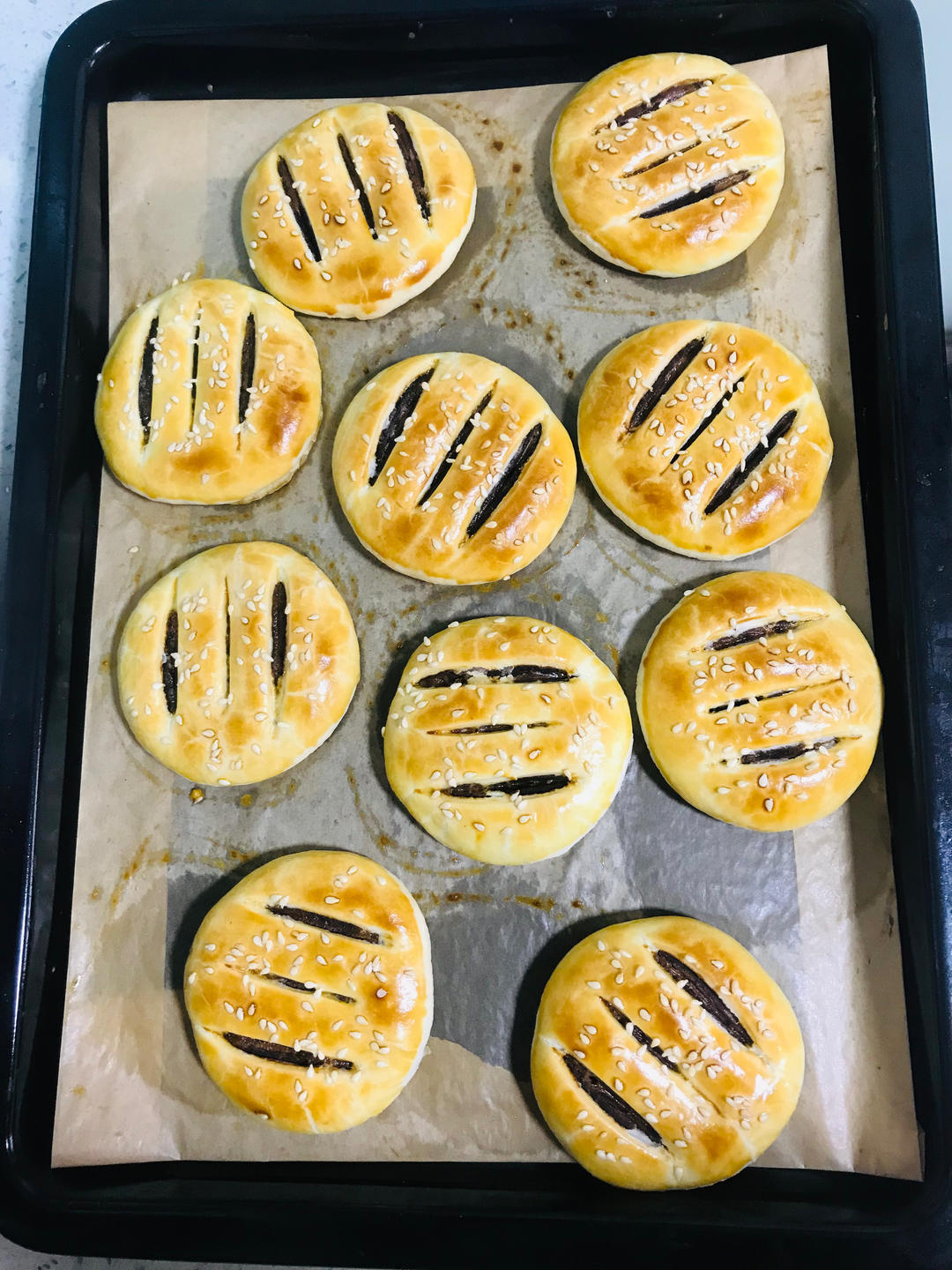 红豆酥饼｜这样做超酥脆‼️好吃到掉渣