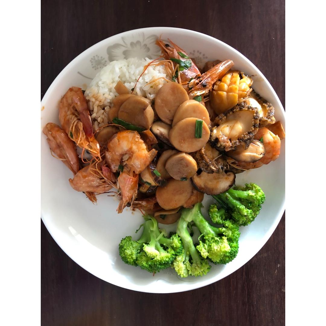 小鲍鱼版鲍汁捞饭（附详细步骤图）