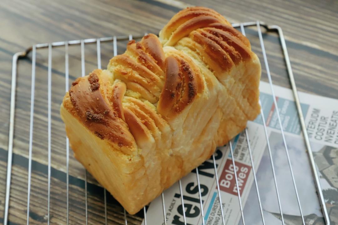 椰蓉满满吐司！幸福的味道。