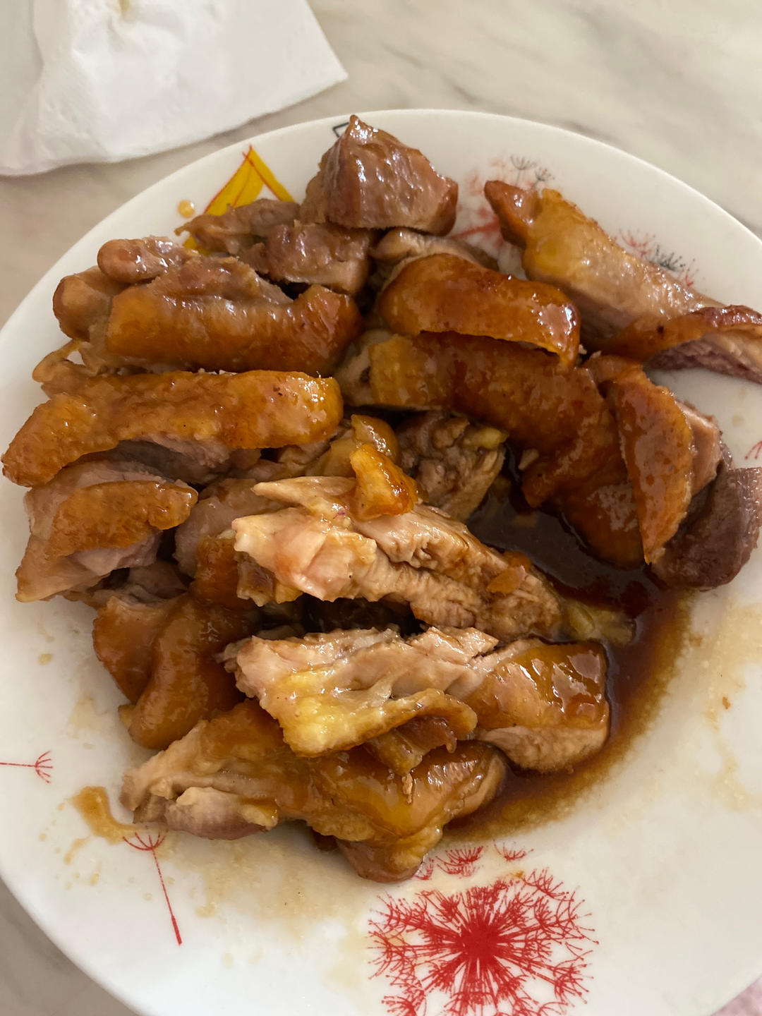 不放一滴油的照烧鸡腿饭