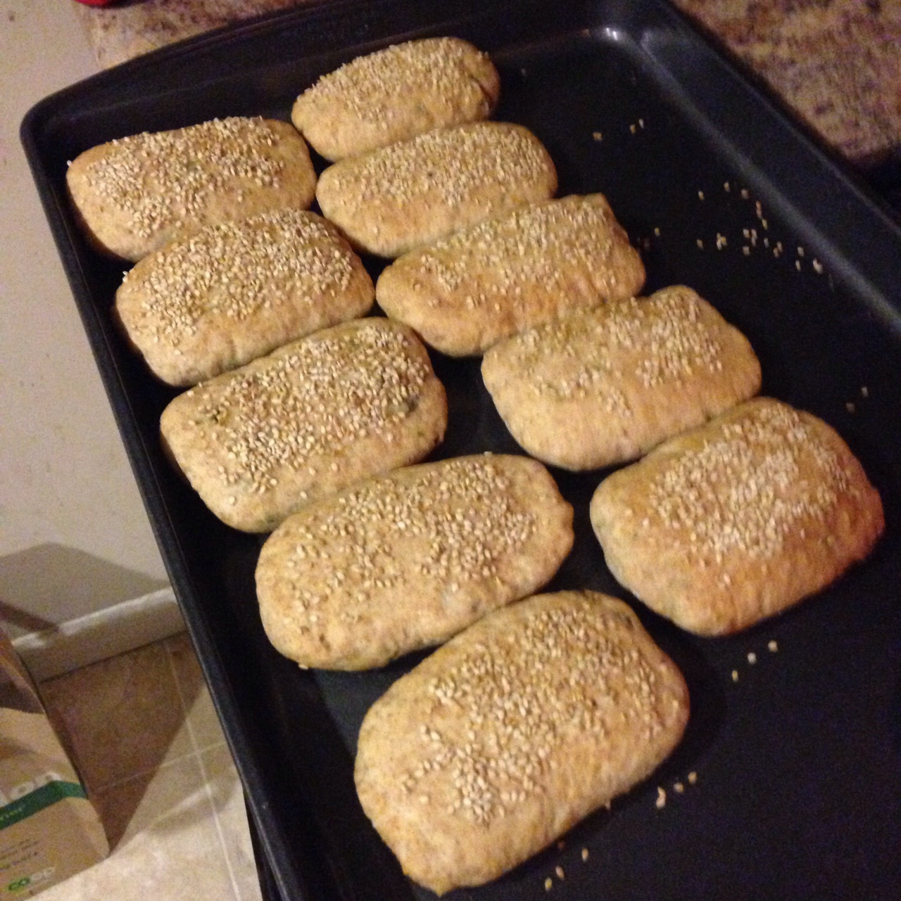 烤箱 葱香油酥烧饼 phd在厨房做的葱香油酥烧饼400g面粉全麦 all