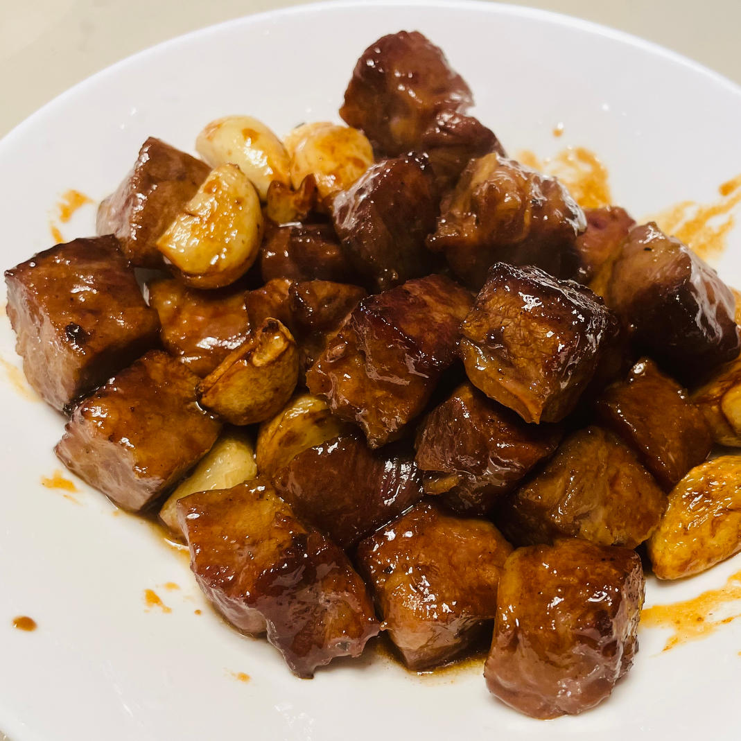 黑蒜子牛肉粒-津门秘方-家庭制作详细版