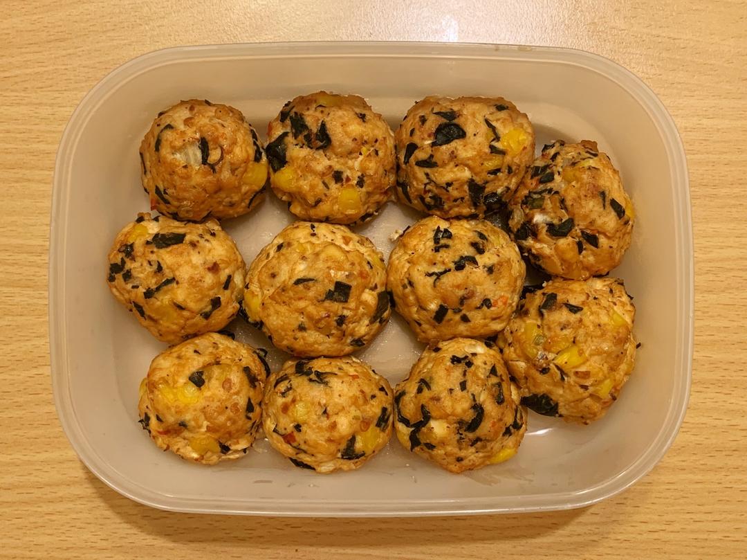 （减脂增肌小零食）鸡胸豆腐丸儿