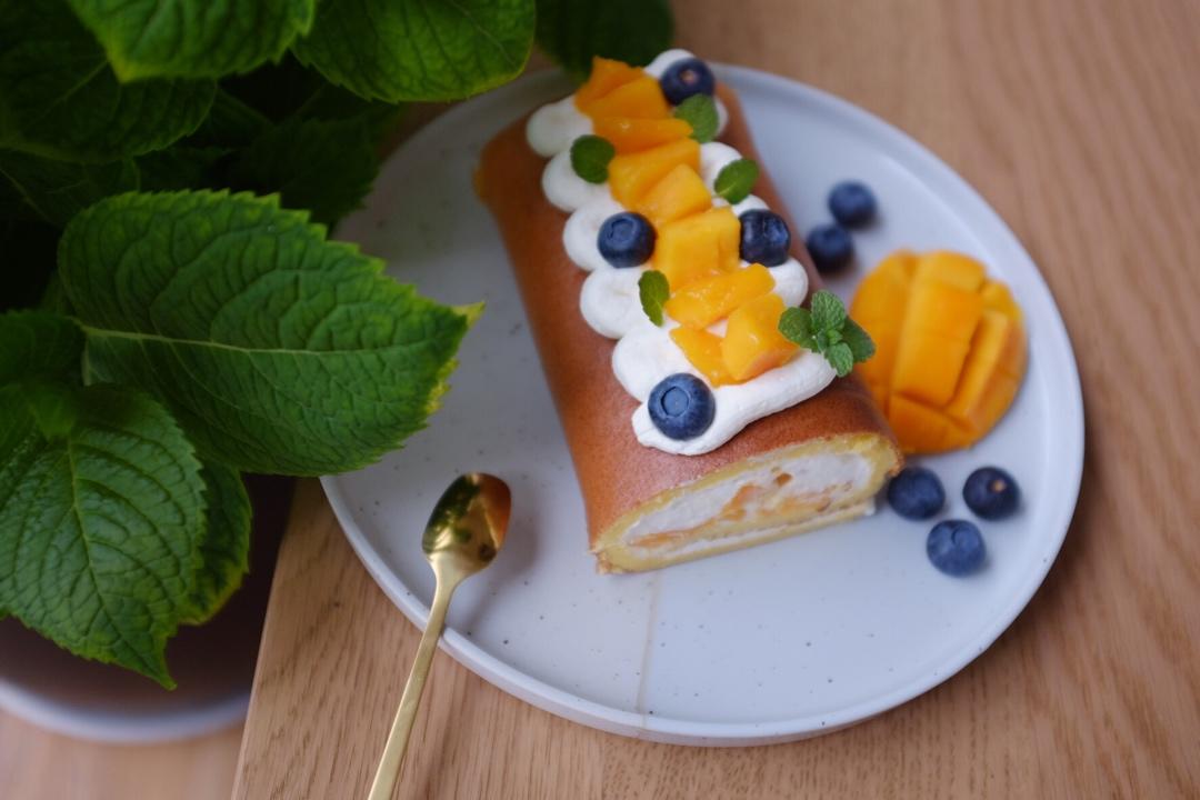 【北鼎品牌公开课】不易裂的戚风蛋糕卷（百香果芒果&芋泥肉松两种口味）