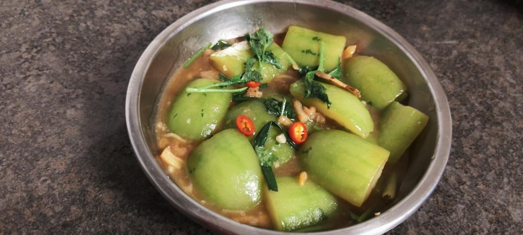 瑶柱丝烩节瓜  | 不需要放肉也能很好吃