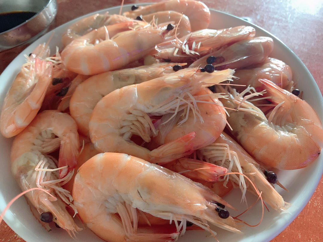 最简单的白灼虾（水煮）盐水基尾虾