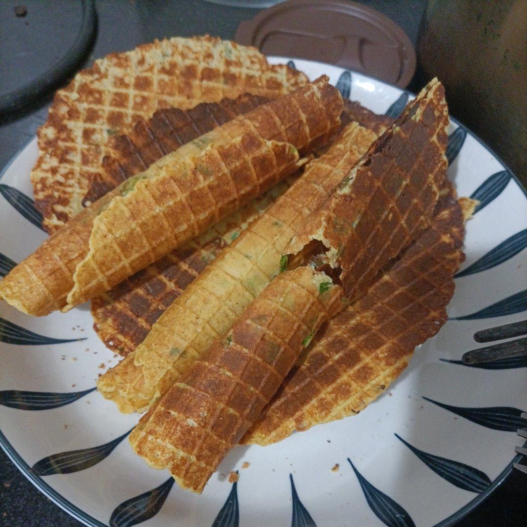 香葱玉米蛋卷