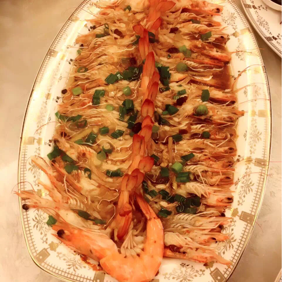 蒜蓉蒸虾