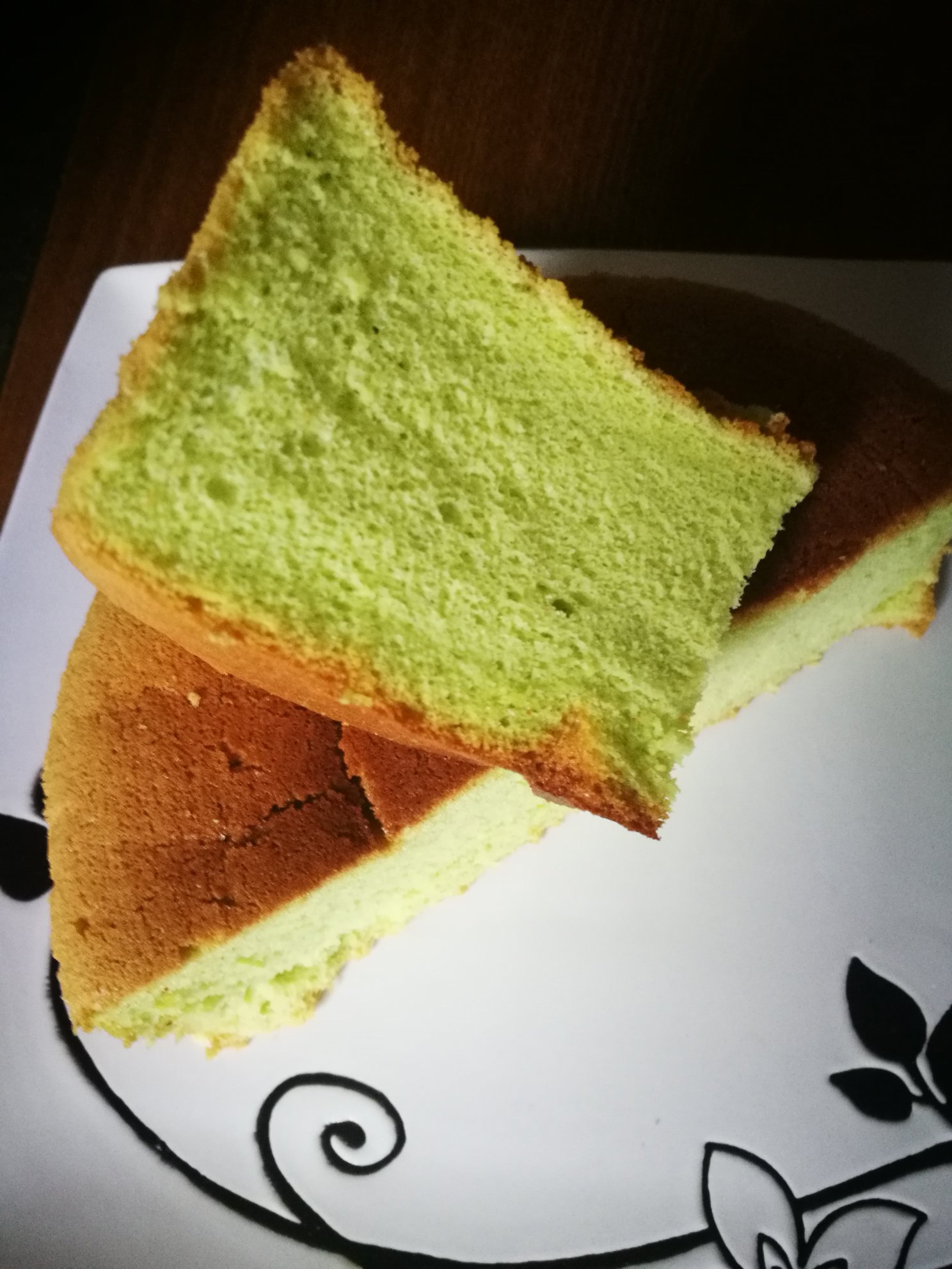 椰浆斑斓蛋糕（绿蛋糕）