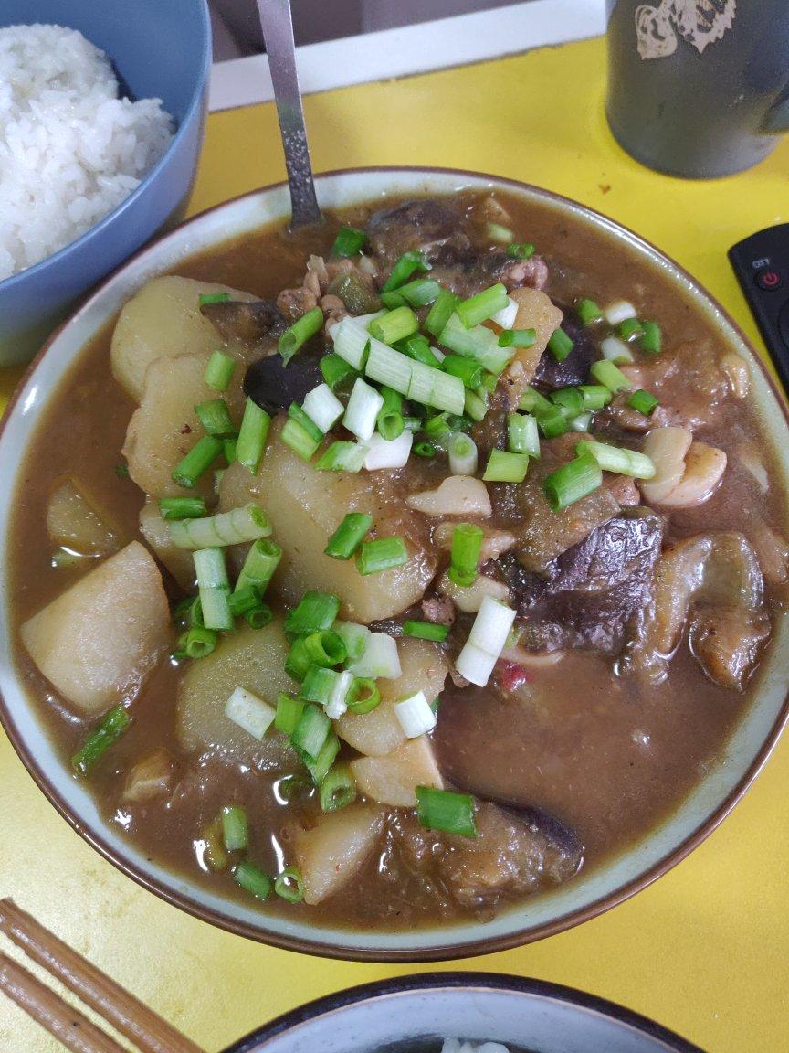 土豆炖茄子