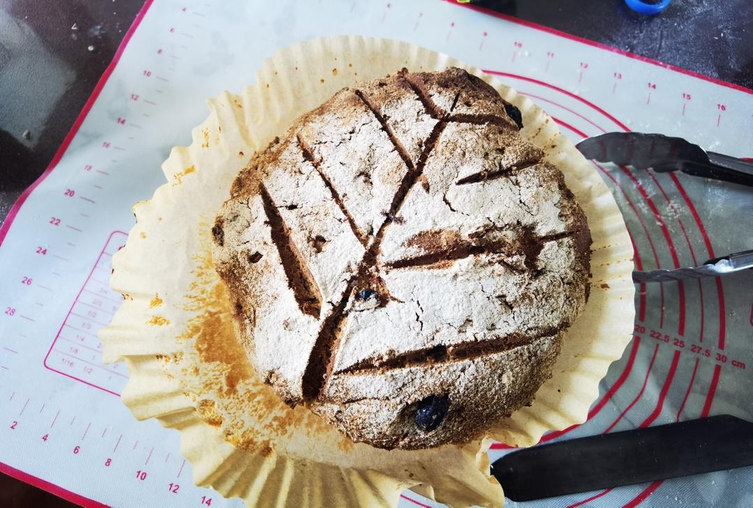 免揉荞麦（全麦）欧包保姆级教程