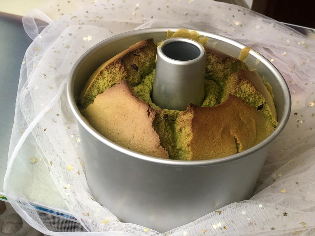 细腻绵软抹茶红豆戚风【附蜜红豆分布均匀小技巧】