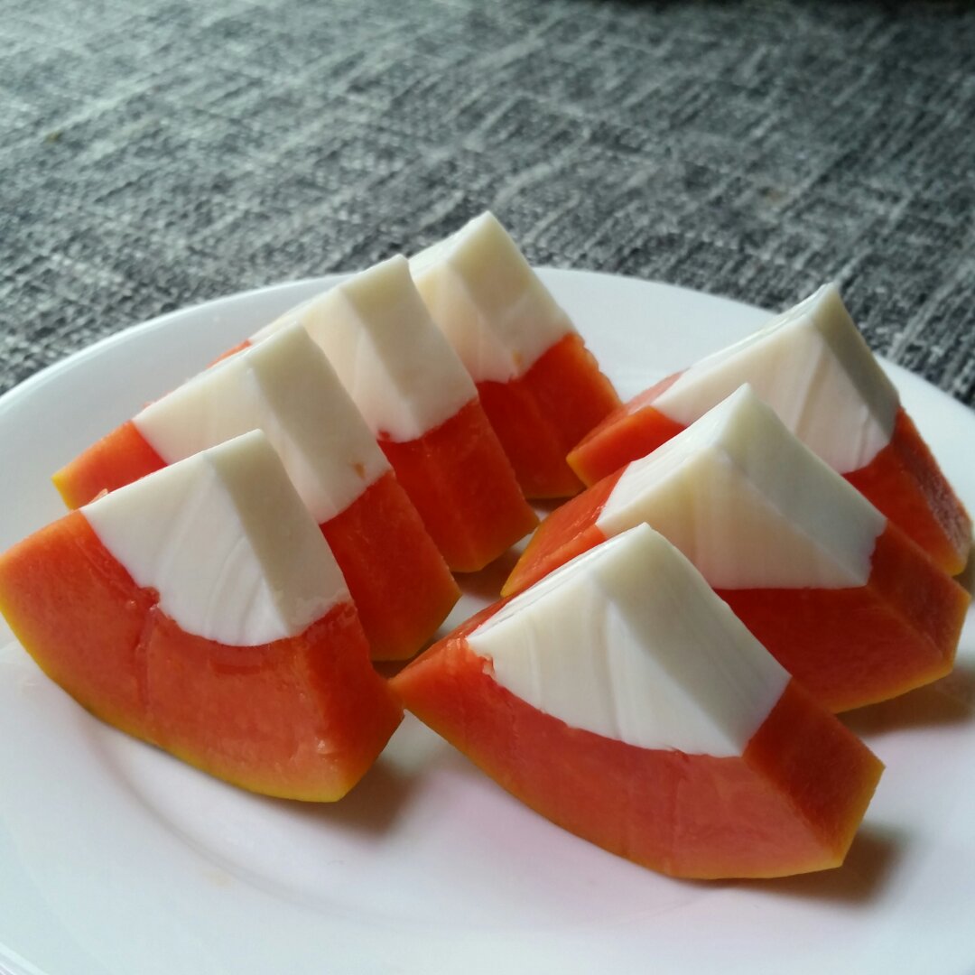 木瓜椰奶冻