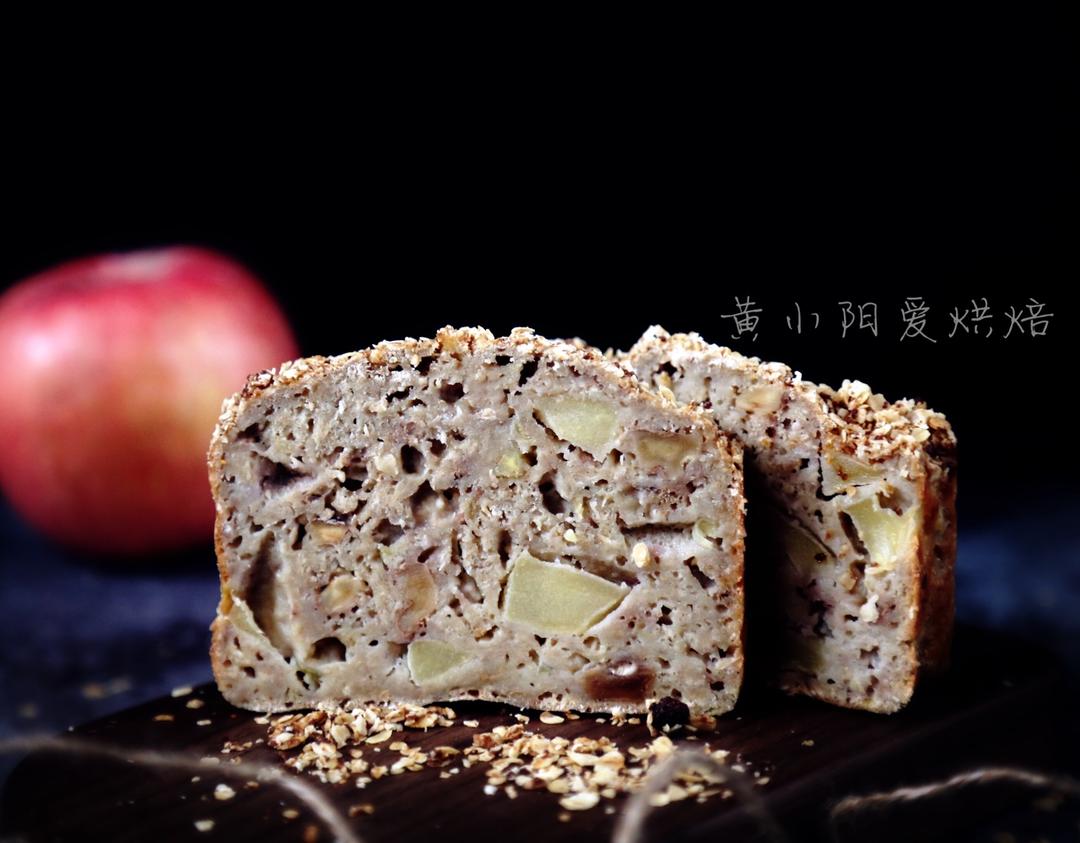 暖香燕麦苹果快手面包丨健康·烘焙