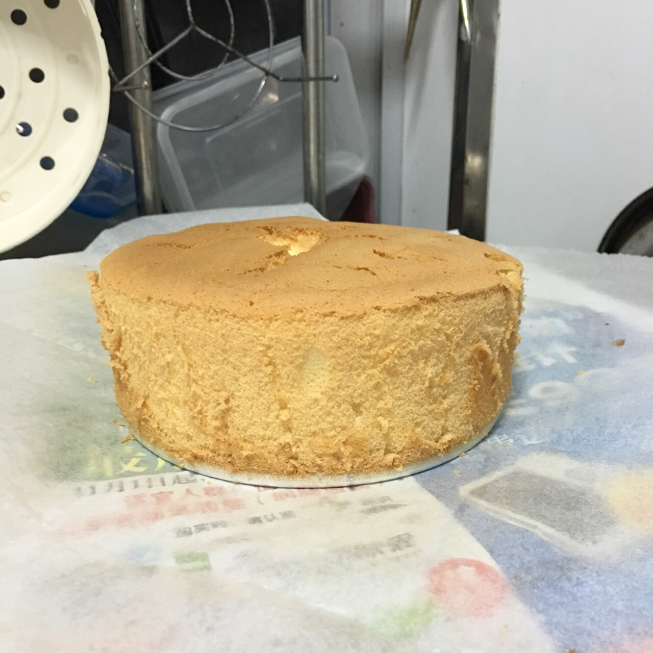 6寸戚风蛋糕（2蛋）