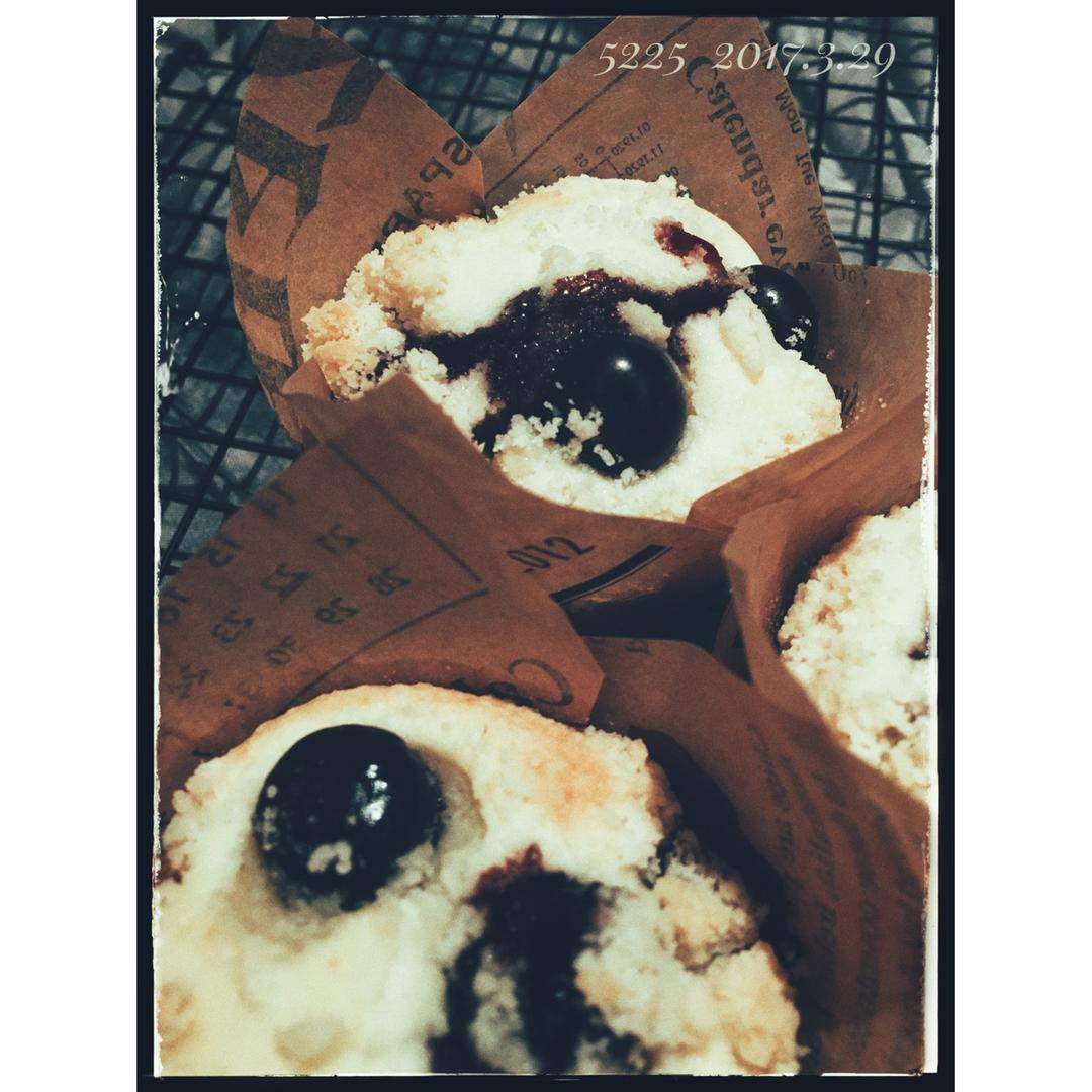 蓝莓巧克力马芬