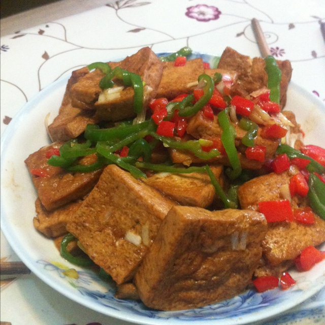 家常煎豆腐