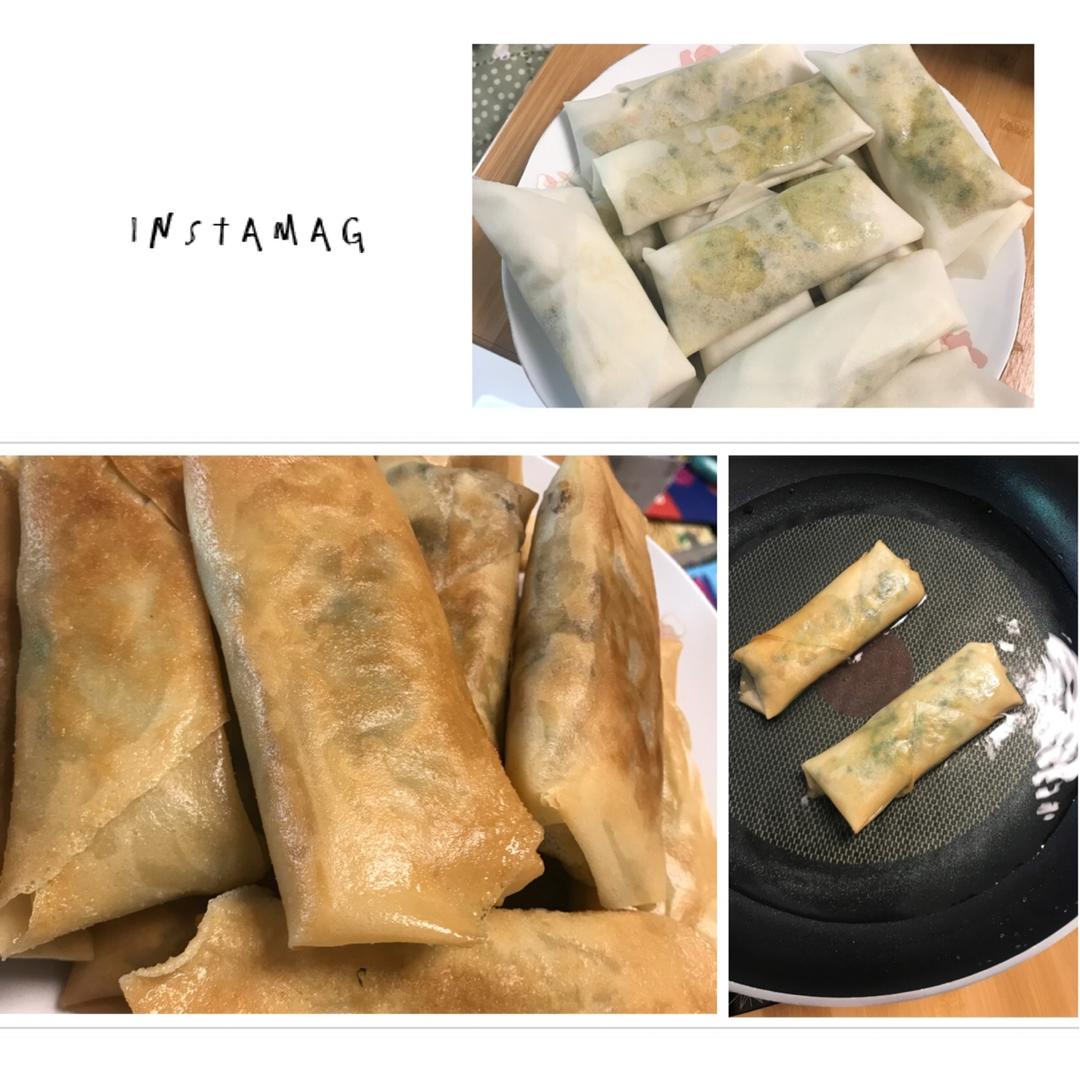 韭菜鸡蛋馅春卷