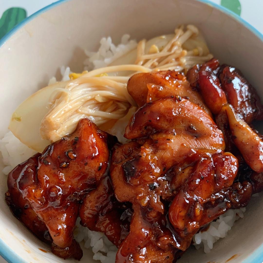 照烧鸡腿饭