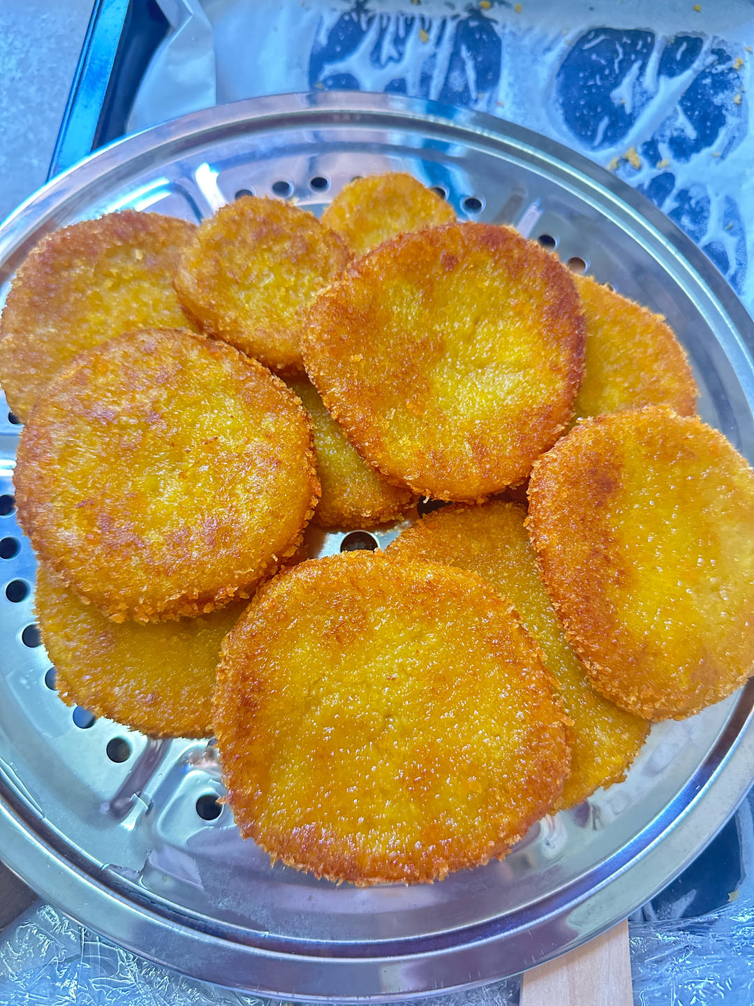 最爱炸物🔥外酥里糯南瓜饼✨简单三步的零失败做法❗