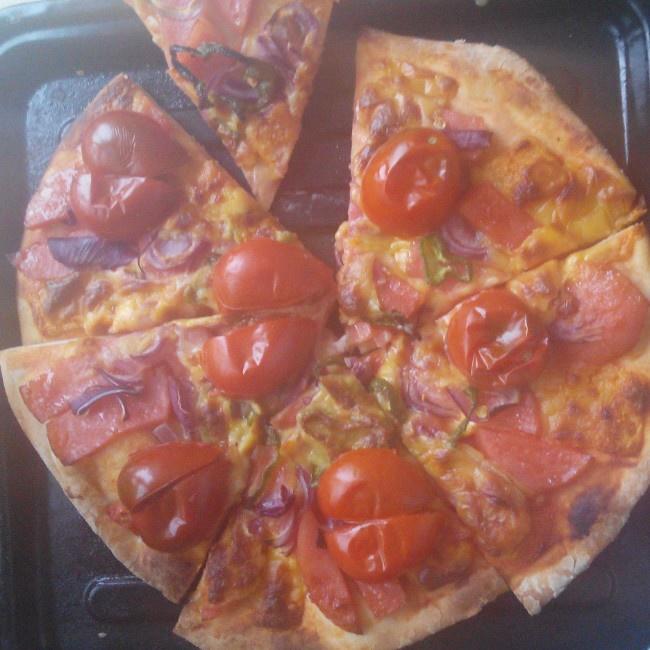 简版火腿芝士披萨的做法