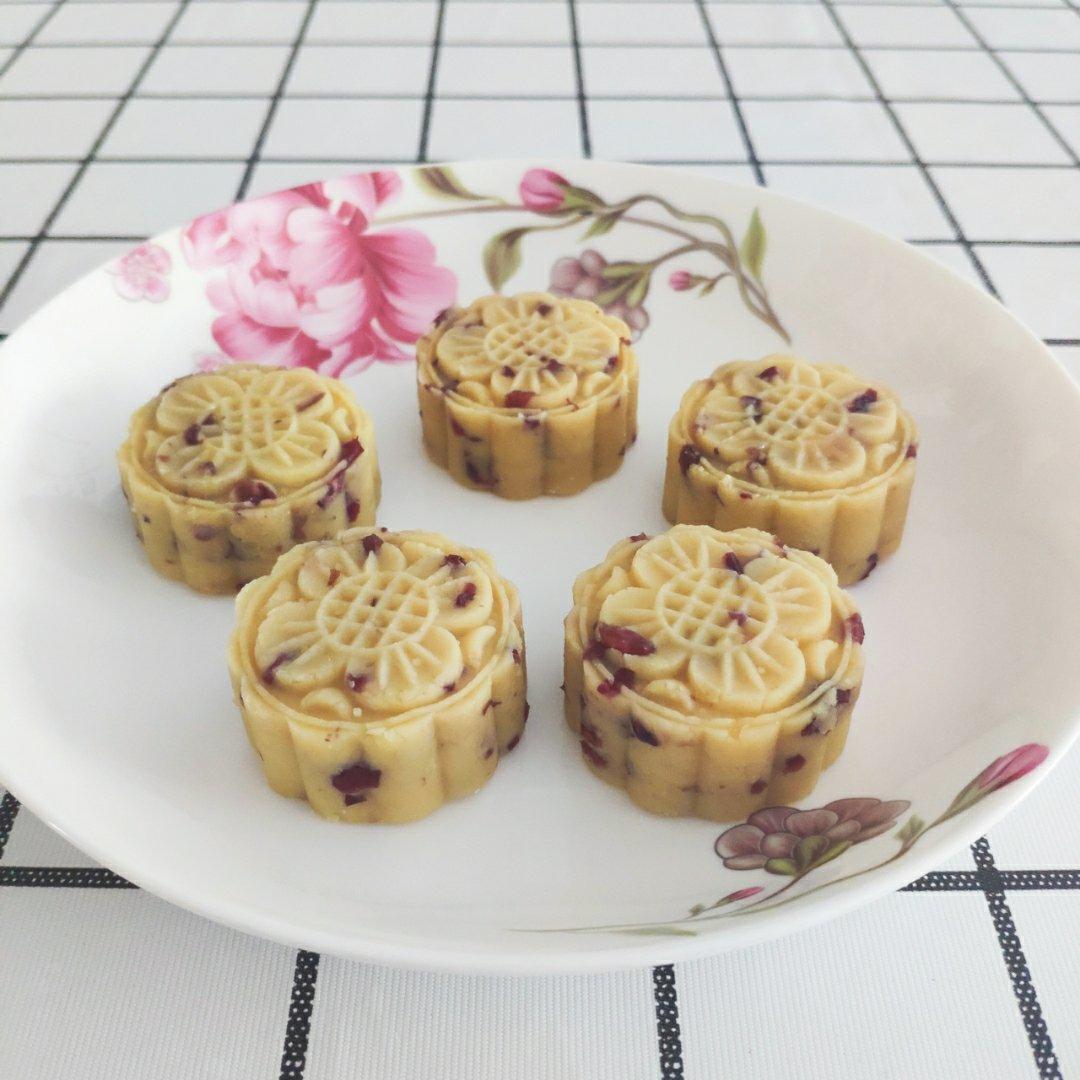 蔓越莓绿豆糕