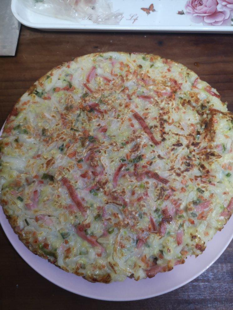 白菜鸡蛋早餐饼