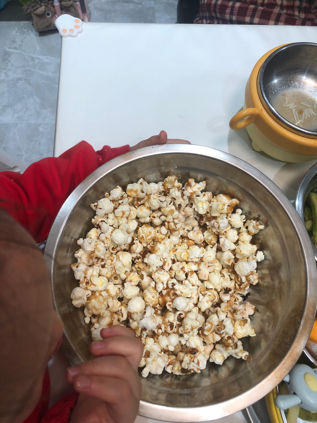 一招搞定小朋友的黄油焦糖爆米花，简单又好吃