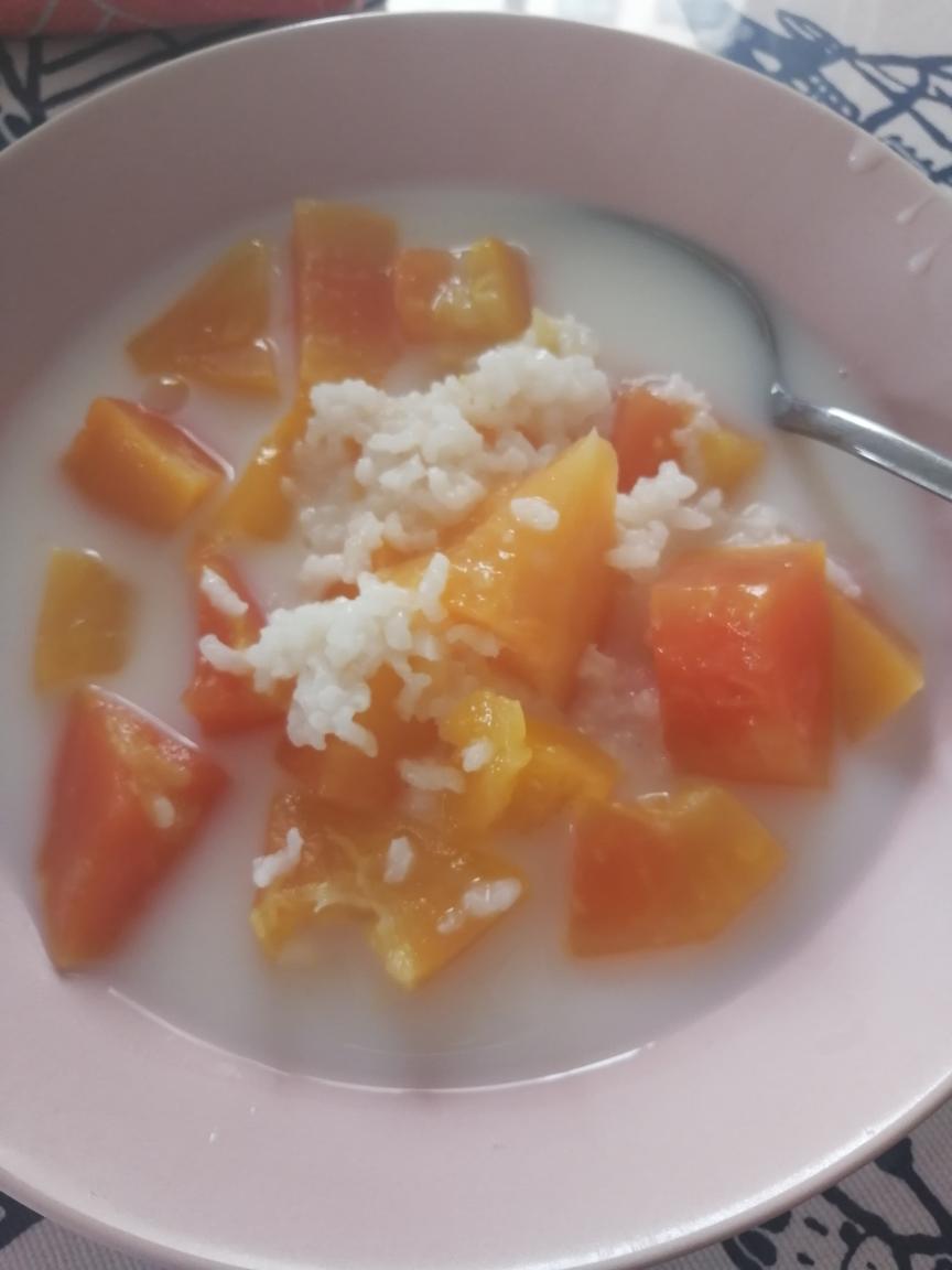 木瓜牛奶粥