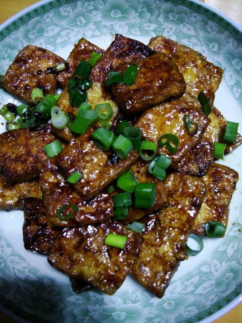 蚝油煎豆腐