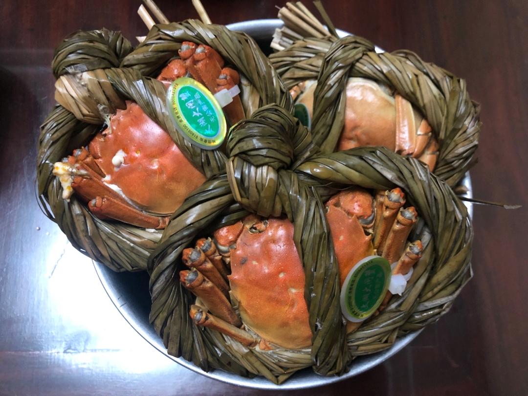 清蒸大闸蟹