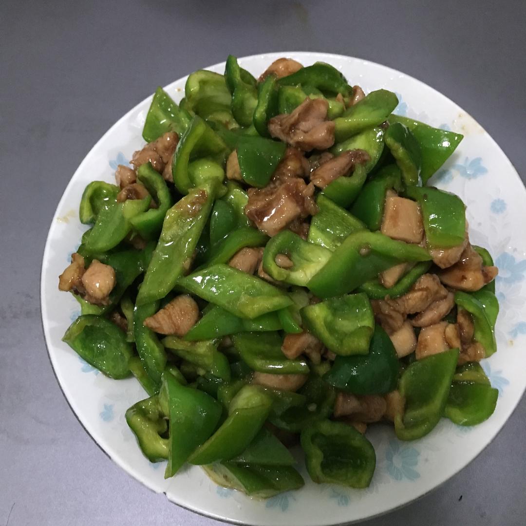 青椒炒鸡腿肉（大厨级别）