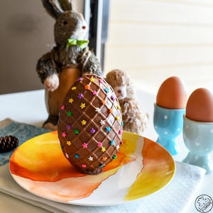 复活节巧克力糖果惊喜鸡蛋的做法 步骤5
