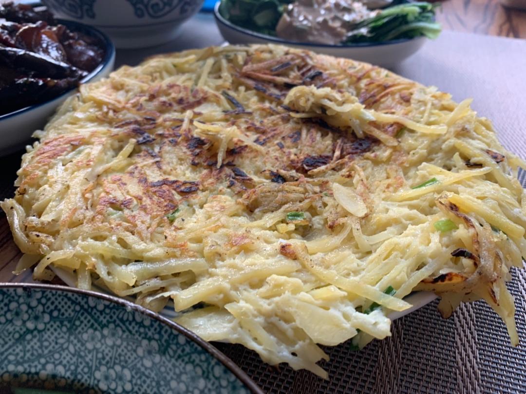 土豆丝煎饼