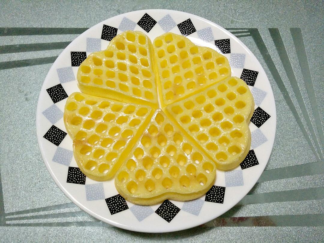 奶香华夫饼的做法