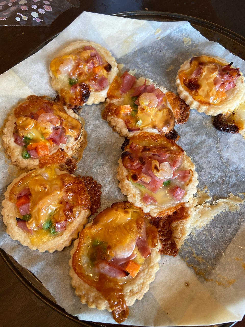 超简单迷你小披萨(蛋挞皮)