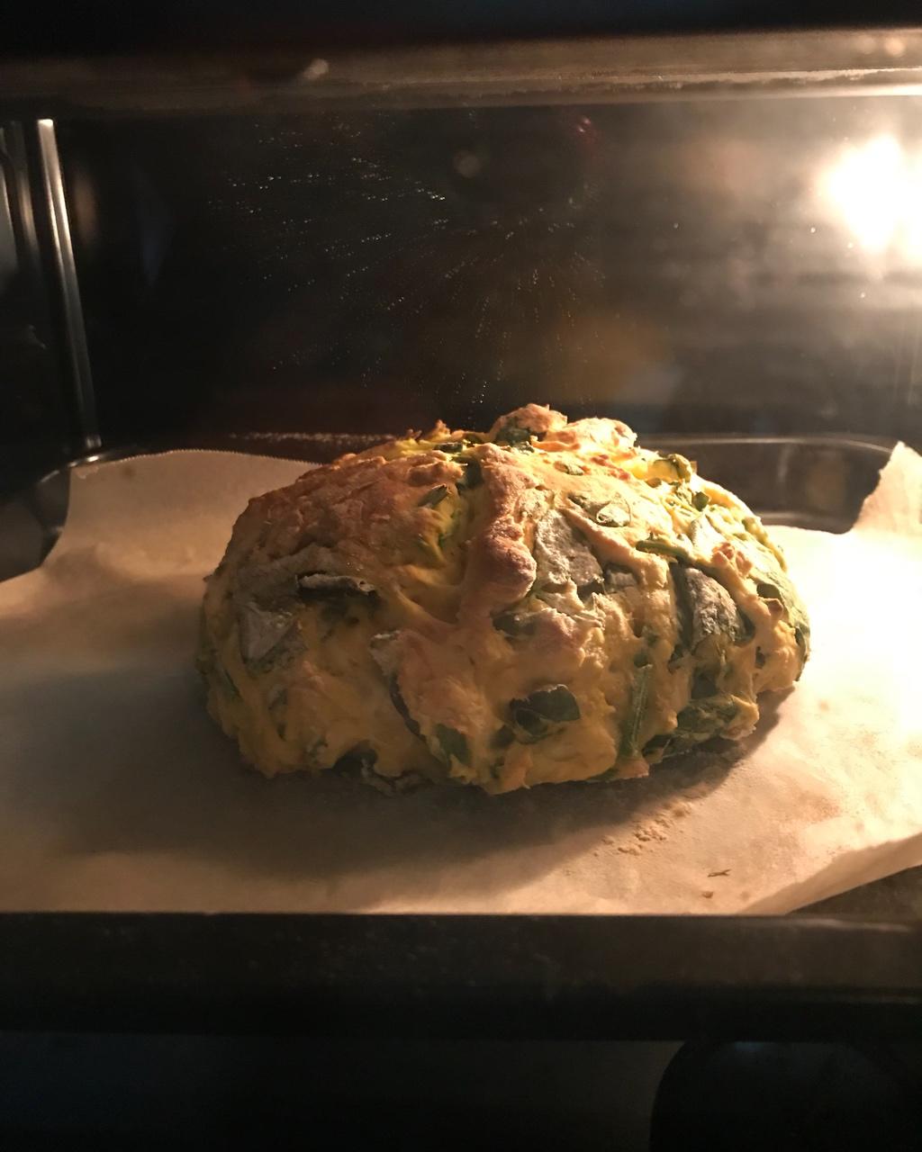 菠菜南瓜奶酪丹波面包丨健康·烘焙