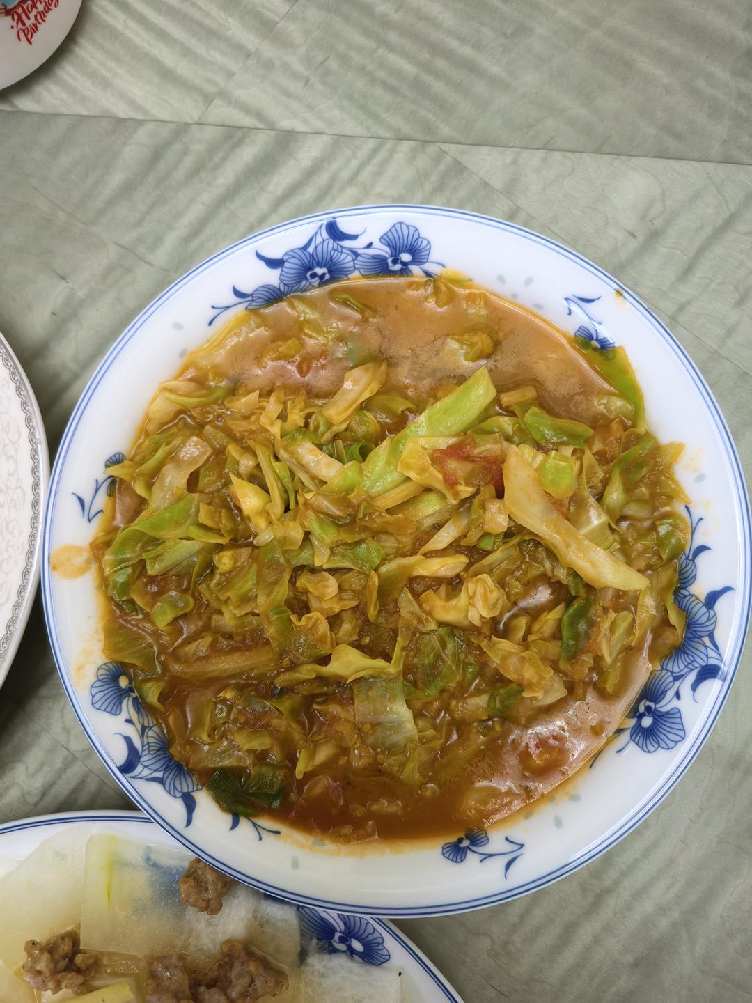 超简单的番茄炒大头菜
