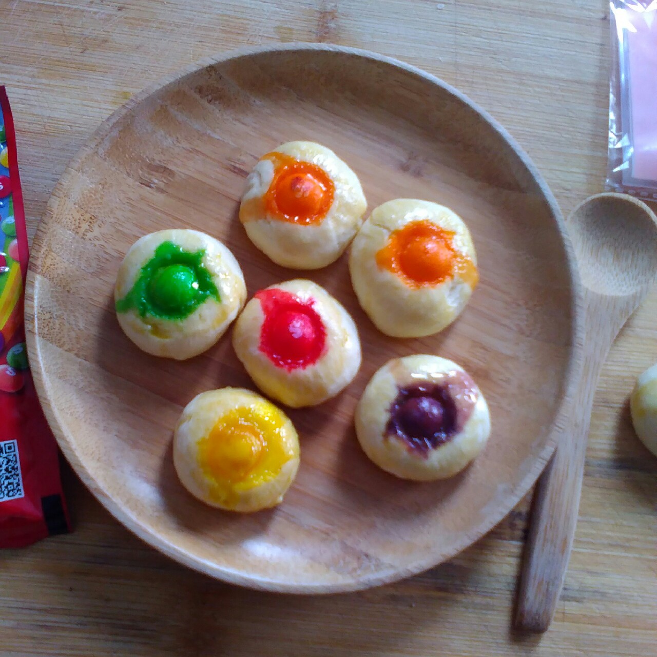 椰子味迷你MM豆曲奇小饼