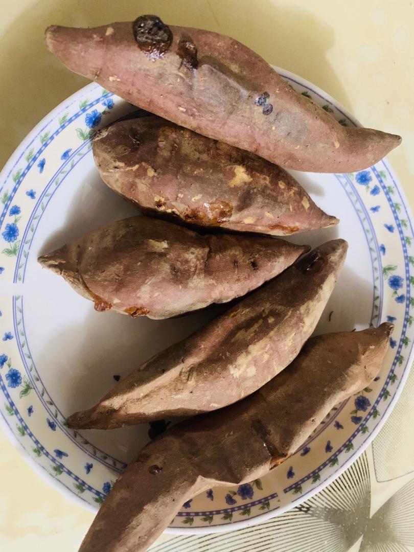 烤箱烤红薯