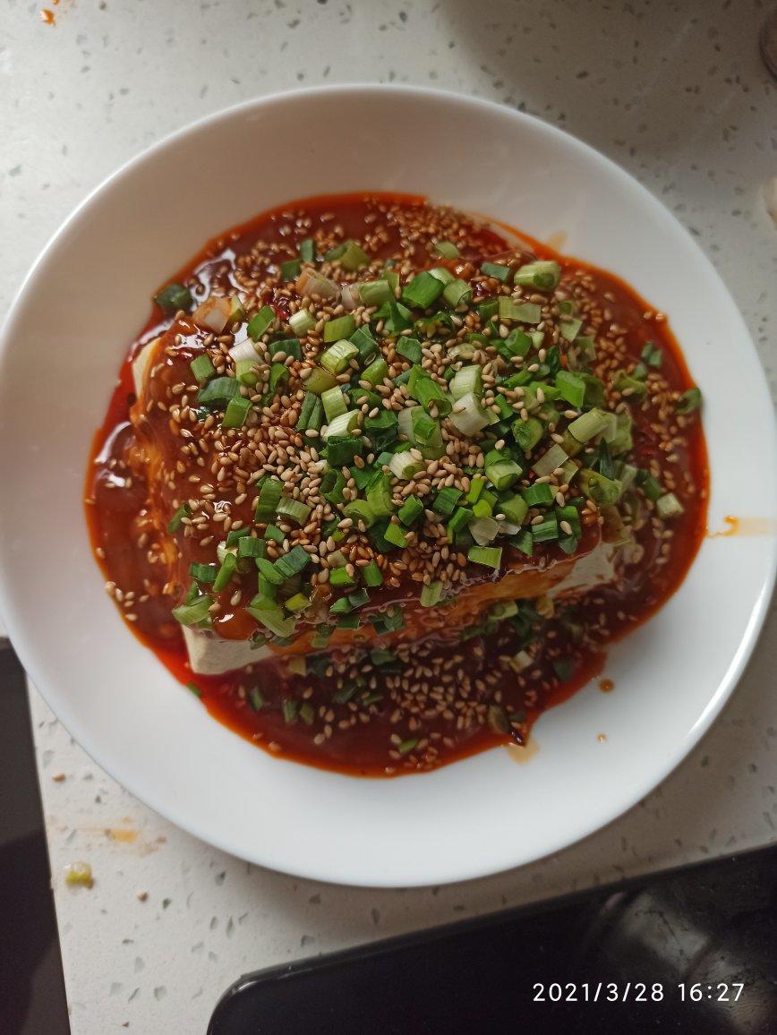 快手菜 淋汁麻酱豆腐               重庆老字号餐馆必点菜