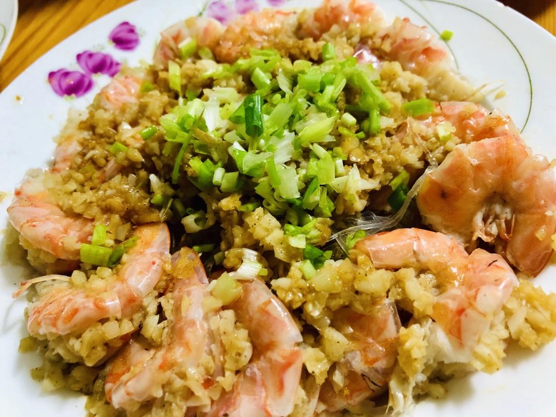 蒜蓉粉丝蒸虾