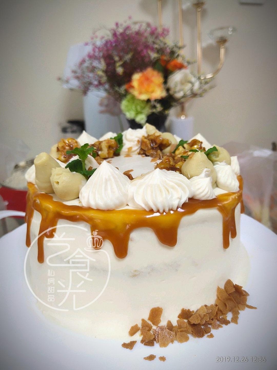 绝配焦糖咖啡奶油蛋糕（6寸）