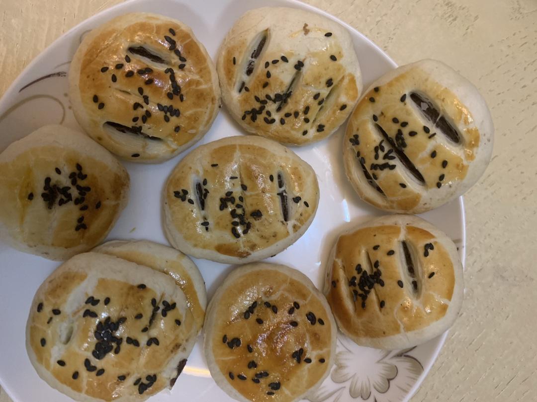 红豆沙老婆饼