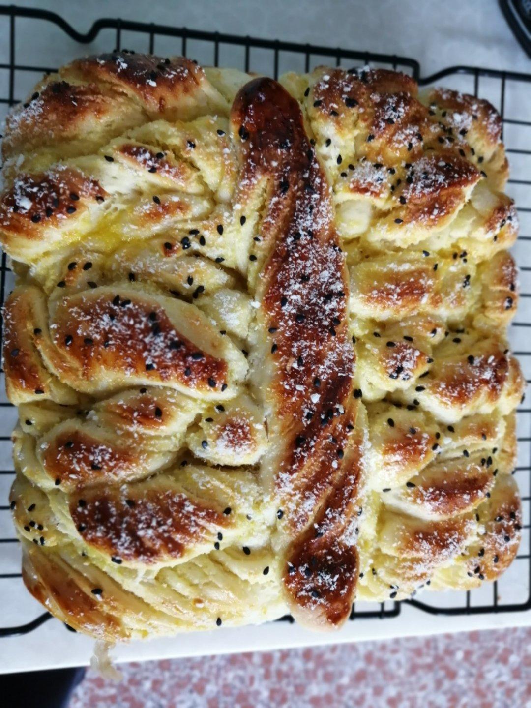 普通面粉椰蓉吐司懒人版