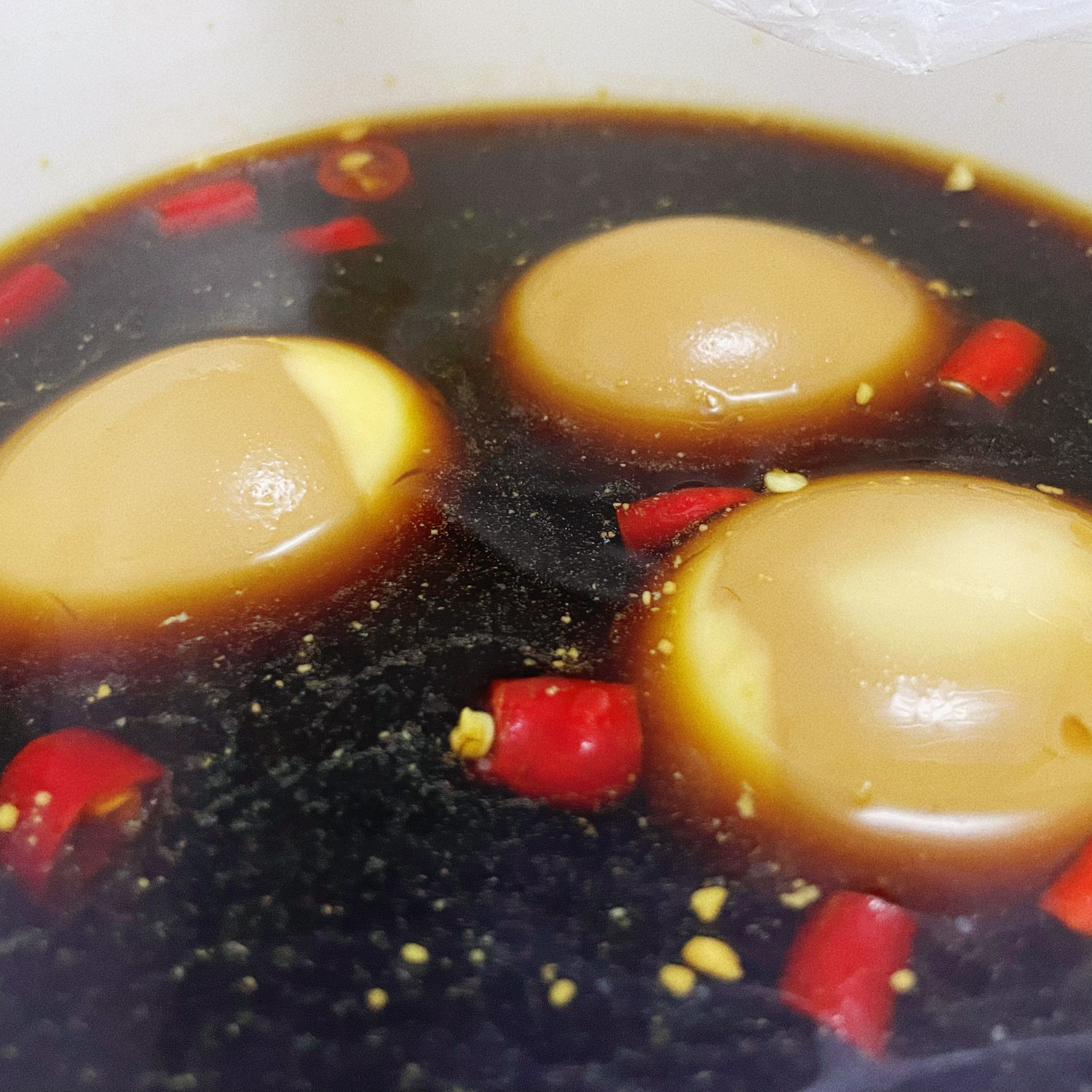韩式溏心酱鸡蛋（辣、酸、嫩）