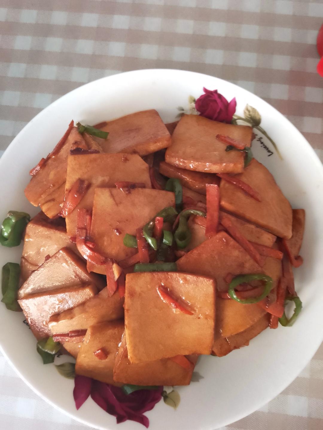 干锅千叶豆腐，千页豆腐